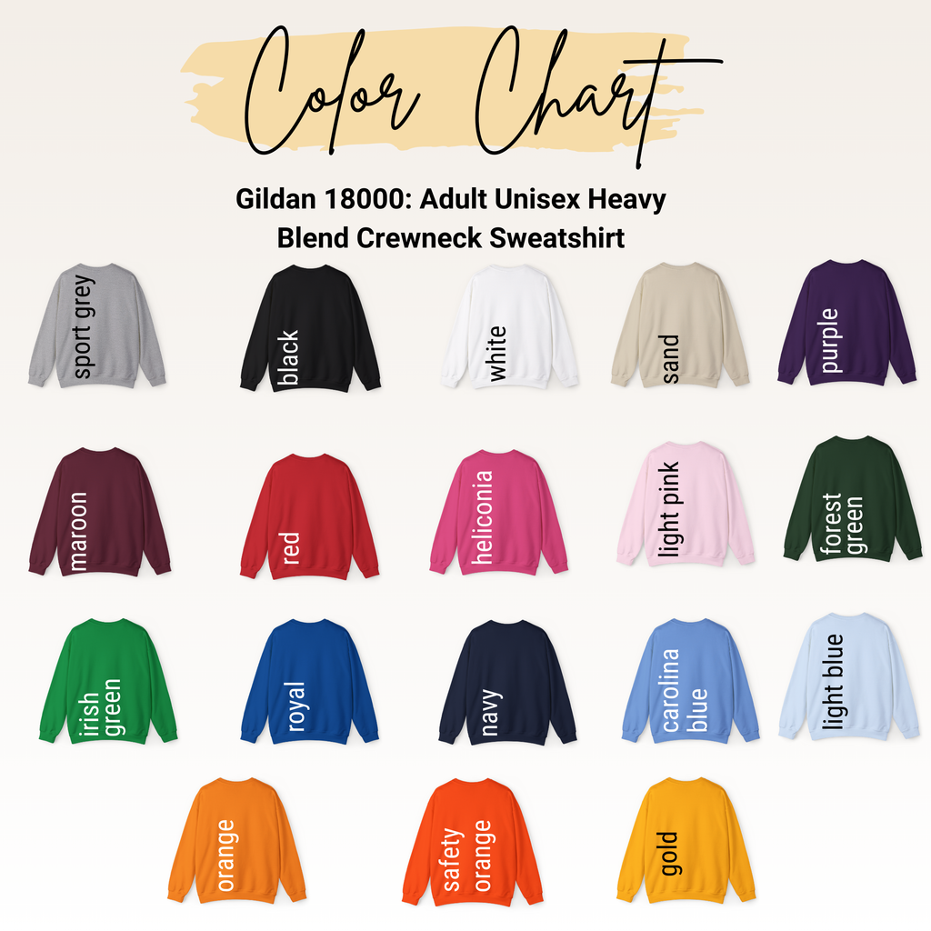 Fearfully & Wonderfully Made – EST. Year Embroidered Crewneck